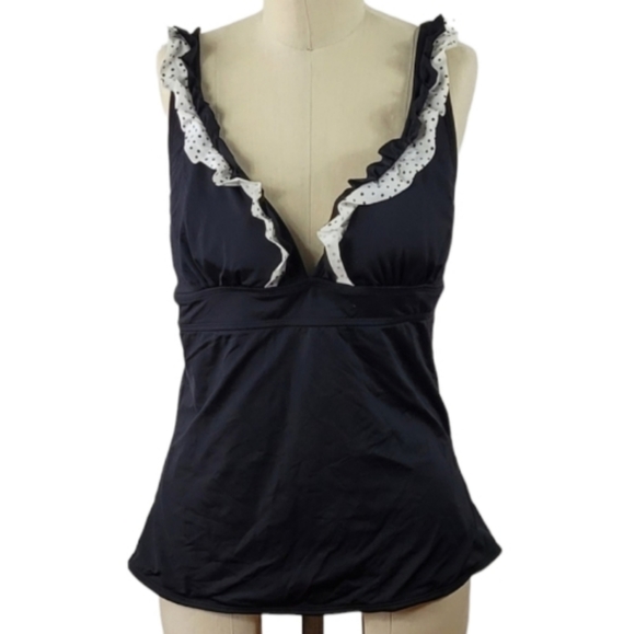 TROPICAL ESCAPE Tankini Size Large - Picture 2 of 5